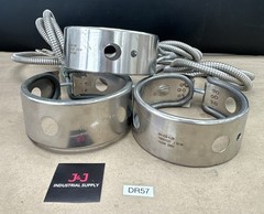 MICA Band Heater Elements 5”Dia X 2.5”W BH-225-1-26 1150W 240V – (3) NEW SURPLUS