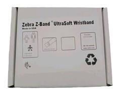6 Pack) Zebra Z-Band Ultra Soft Infant Wristband 1″x6″ HC100 Cartridge 10015358K
