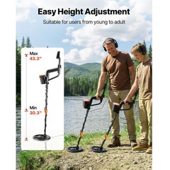 Uimoso Metal Detector for Adults with 8″ Waterproof Coil for Gold Detection