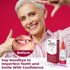 1 oz Professional Dental Glue – Instant Adhesive for Denture Repairs and Gaps