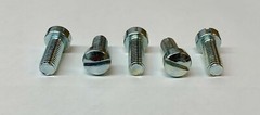 (25) 3/8-16 X 1-1/2 Slotted Fillister Narrow Head Machine Screws Steel 3/8×1 1/2