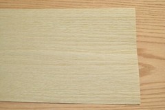 Bleached Red Oak Wood Veneer Sheet 7 x 19 inches 1/42nd thick L2308-05