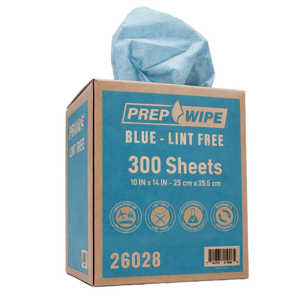 Lauco Prep Wipe Lint-Free Towels – Heavy Duty Nonwoven Cleaning Cloths for