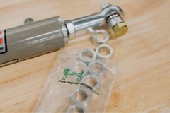 Aluminum Spacer 1″ OD x 3/8″ ID x (1″ Length, 5 Pack) Round Spacer Unthreaded