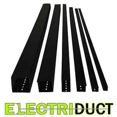 2″x2″ Open Slot Wire Duct – 6 Sticks – Total Feet: 39FT – Black – Electriduct