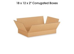 18 x 12 x 2” corrugated shipping boxes – Fast shipping