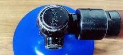 147564 Dotco Heavy Duty Right Angle Grinder Tested and Working w/Disc For Parts