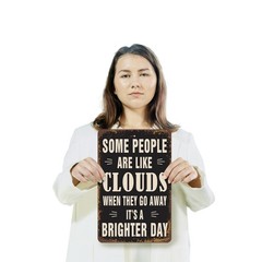 Some People Are Like Clouds When They Go Away It�s A Brighter Day Vintage Style