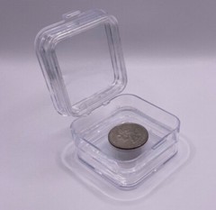20 Pack, Denture False Teeth Membrane Case Container Hinged Display Box Jewelry