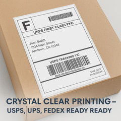 4″x6″ Fanfold Direct Thermal Labels Rollo Zebra Compatible 500 1000 4000 8000