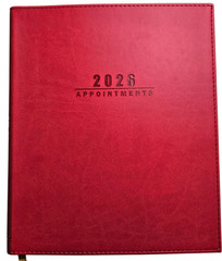 Sundial 2026 Weekly & Monthly Planner Calendar, Jan-Dec, 7.5″x 9″ in – red