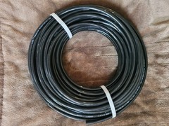 NITRA pneumatic tubing, nylon 12, black, 5/16in (8mm) OD, 6mm ID, 100ft package.