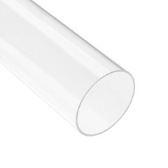 Clear Rigid Acrylic Pipe 115mm ID x 120mm OD x 305mm, 2.5mm Wall Tube