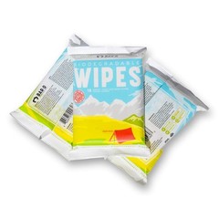 Bar-D Biodegradable Body Wipes with Tea Tree Oil 10 Count (Pack of 3), White