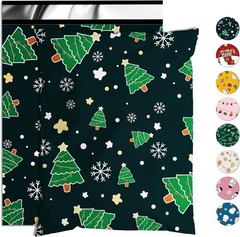 Christmas Poly Mailer 12×15.5 Inch 50 Pcs, Waterproof Shipping Bags for Cloth…
