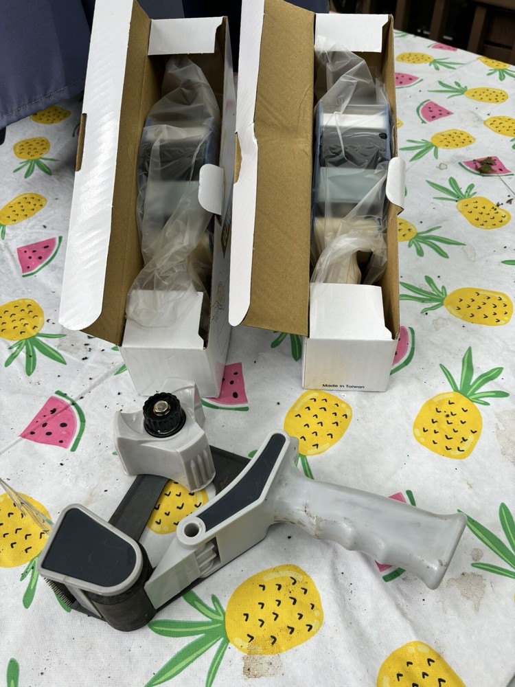 Lot of 2: Uline H-150 Industrial Side Loader Handheld Packing Tape Dispenser Gun