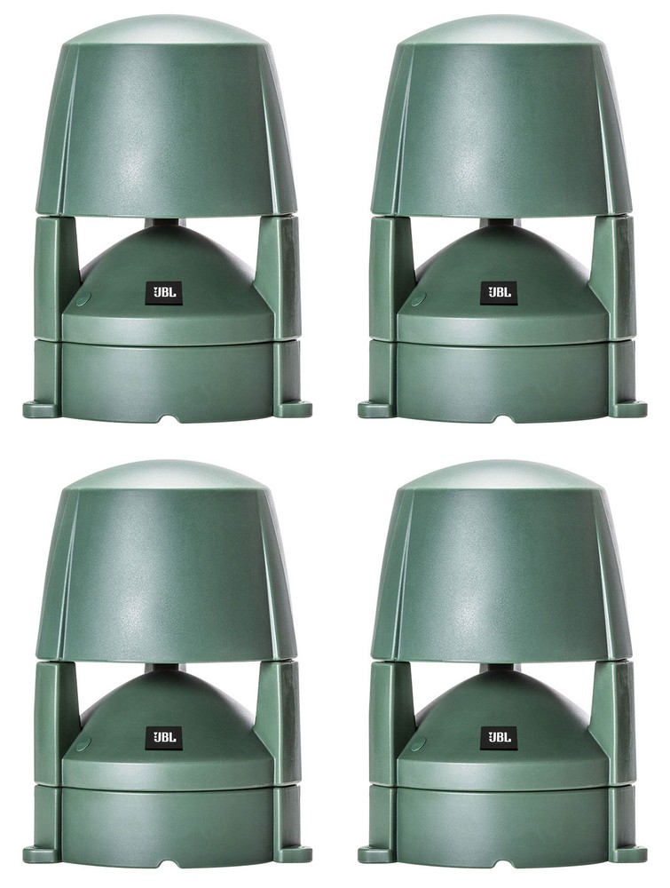 4) JBL CONTROL 85M 5.25″ Commercial Outdoor Inground/Onground Landscape Speakers