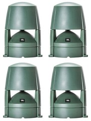 4) JBL CONTROL 85M 5.25″ Commercial Outdoor Inground/Onground Landscape Speakers