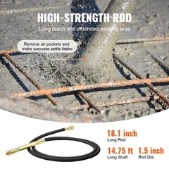 850W Electric Vibrator 13000 VPM Electric Concrete Vibrating Tool Portable