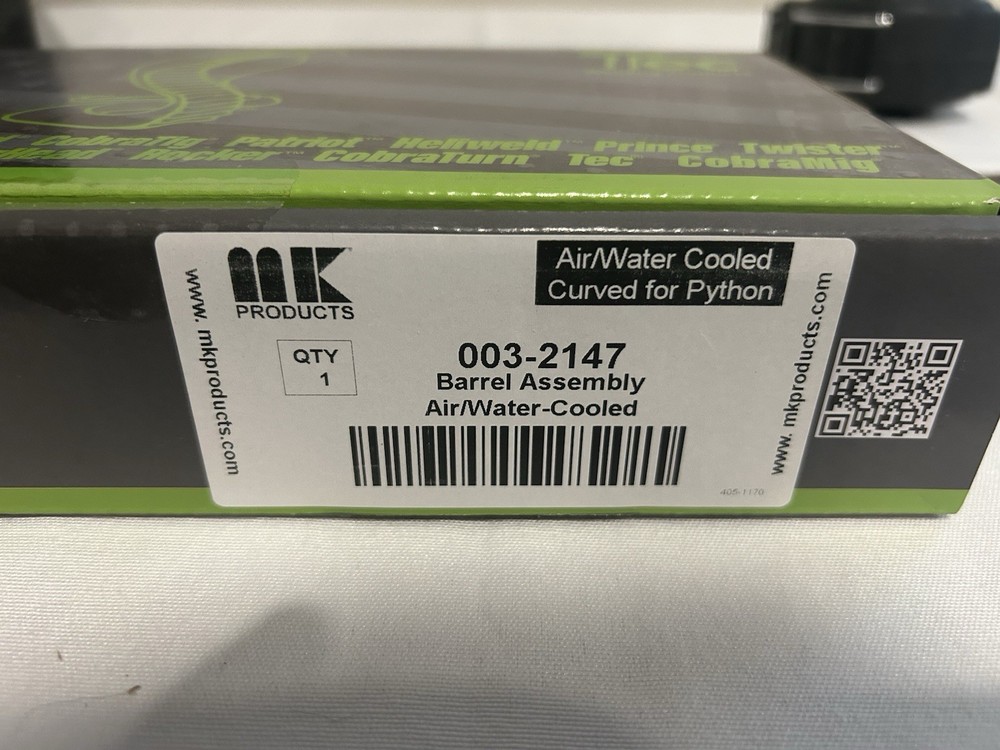 MK Products 003-2147 Python 60 Degree EZ-Lock Barrel Air/ Water Cooled