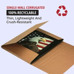 Bulk Pack of 50 Easy-Fold 12 1/8″ x 9 1/8″ Mailers – Recyclable & Reliable
