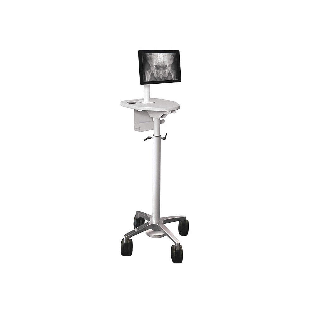 AFC INDUSTRIES Medical Workstation,54 5/16 in H,Gray 52AY24