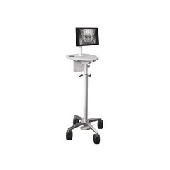 AFC INDUSTRIES Medical Workstation,54 5/16 in H,Gray 52AY24