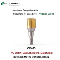 Dental Titanium Abutment Fit Zest Locator Legacy Anchor & Straumann Bone Level