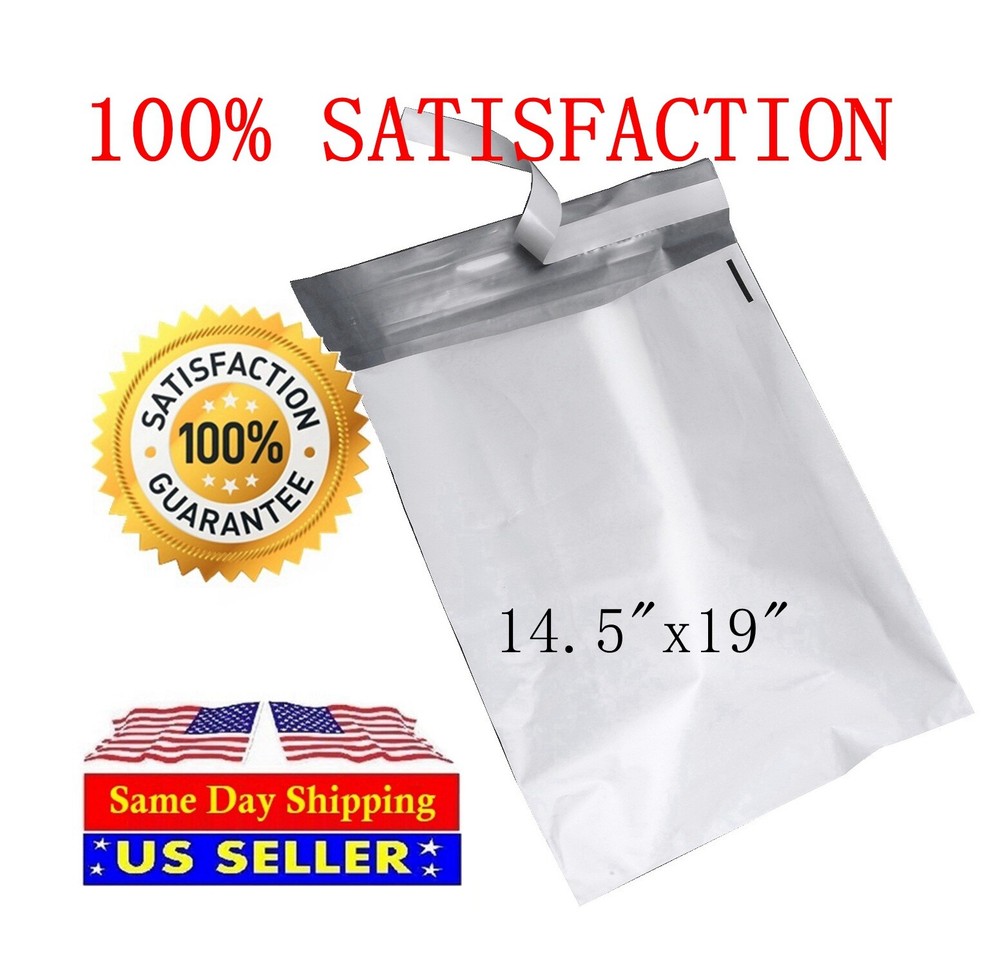 14.5X19 Poly Mailers Shipping Envelopes Packing Self Sealing Bags-ST ShipMailers