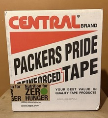 10 Rolls 72 mm x 450′ Reinforced Kraft Gummed Paper Tape Brown Packers Pride