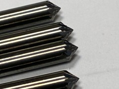 Lot of 4, SGS PRO 15153, SK-42, 1/8″, Carbide Double Cut Cone Burrs, 1-1/2″ OAL