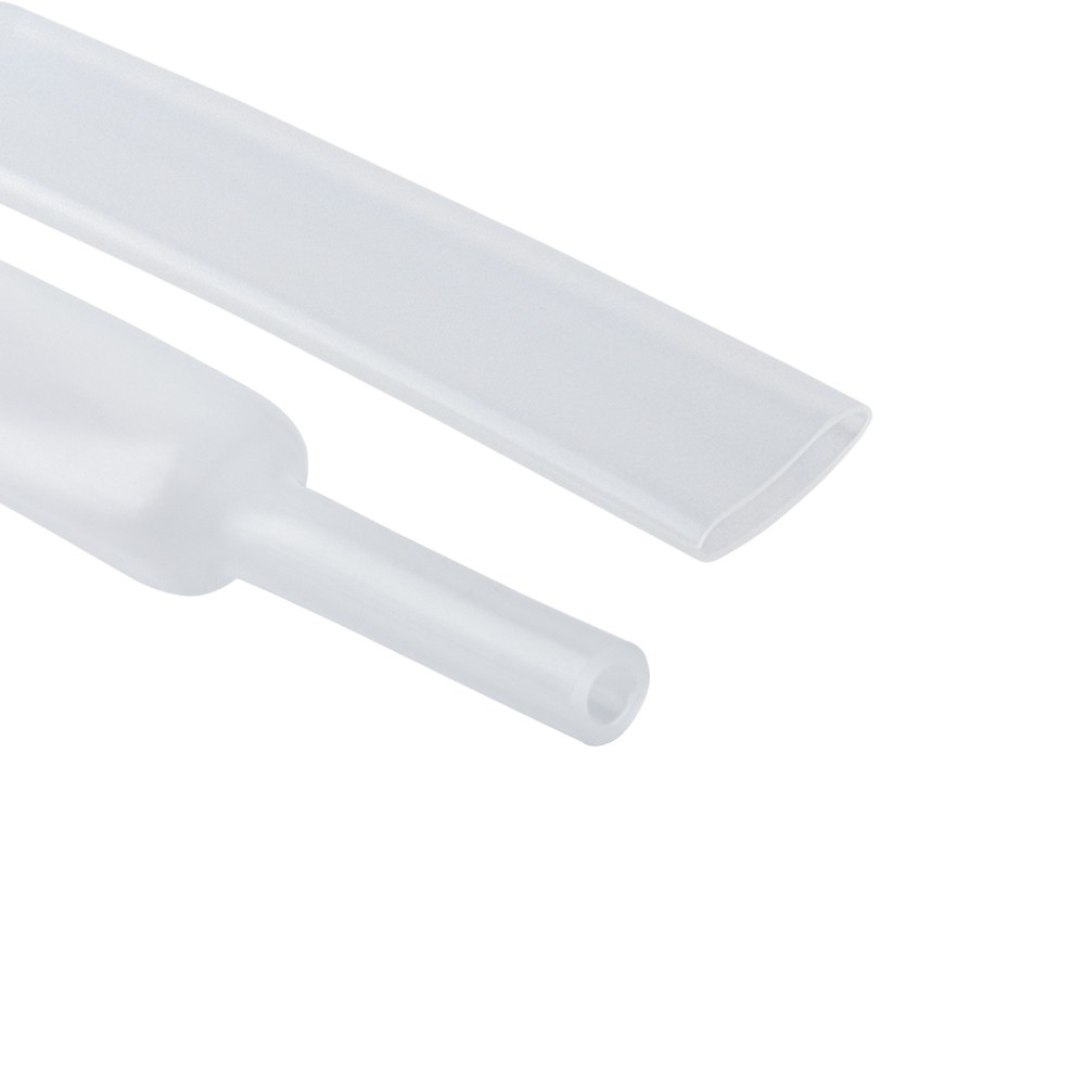 8ft Clear 3:1 Ratio Heat Shrink Tube Dual Wall Adhesive Glue Lined, Φ1/2″ 12.7mm