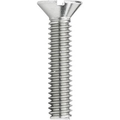 10-32 Flat Head Countersink Machine Screws Slotted Drive Stainless All Sizes