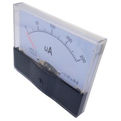 DC 200uA Class 1.5 Accuracy Analog Amperemeter Panel Meter Gauge 44C2