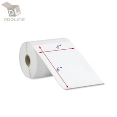 40 Rolls Direct Thermal Perforated Labels 4×6 250PR for Zebra 2844 Eltron ZP450