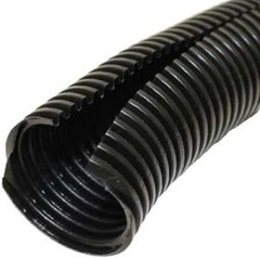 100 Ft. 1/4″ Split Wire Loom Conduit Polyethylene Tubing Black Color Sleeve Tube