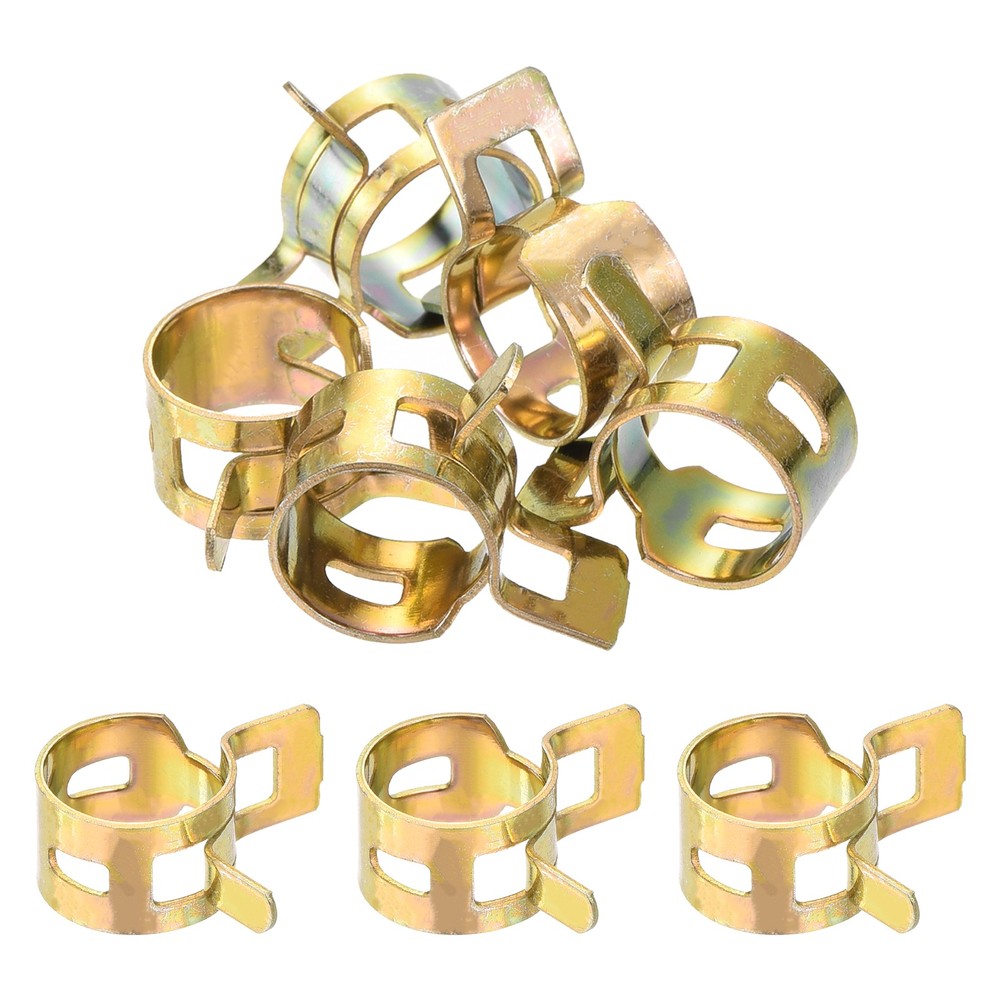 ID 11mm 7/16inch Fuel Line Hose Clips,Pipe Clamps,Spring Hose Clamp,5PCS