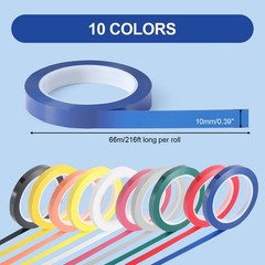 Dental Instruments Identification Tape Autoclavable 0.24″ 0.40″Width 10 Colors
