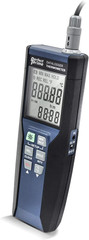 TC0376, High Precision Platinum RTD Thermometer Datalogger with Probe, RS-232/US