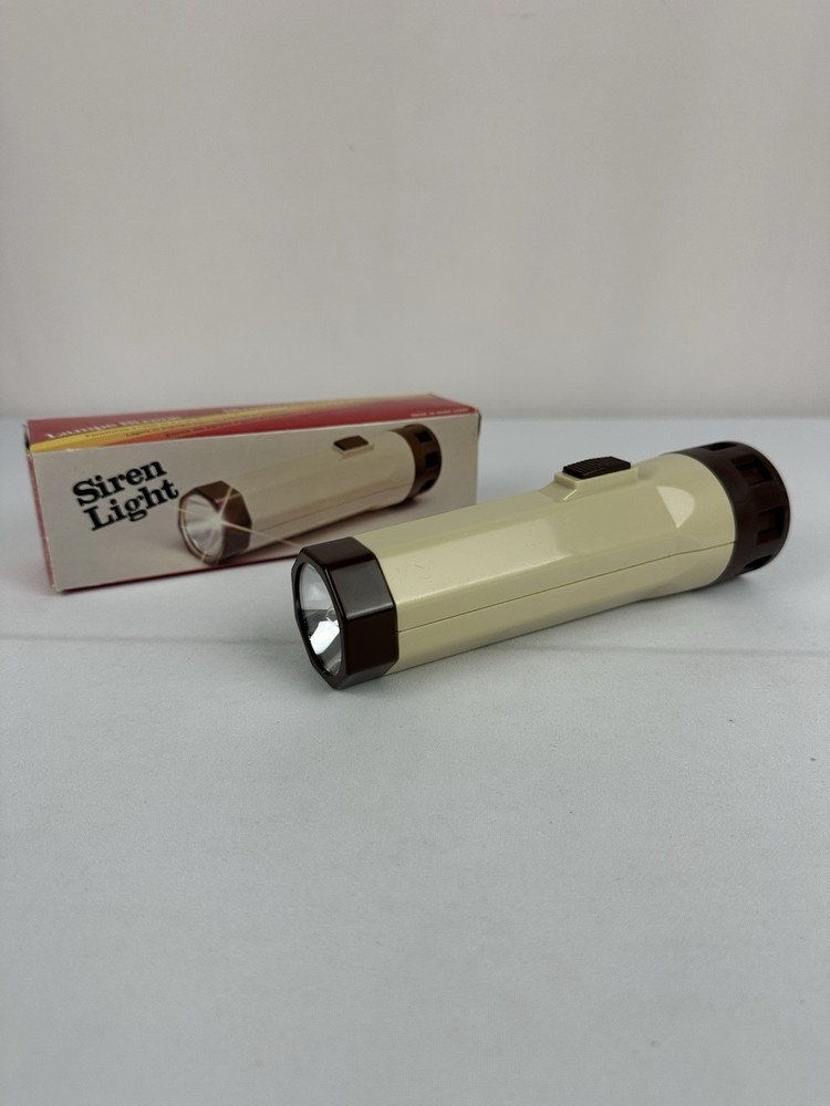 Vintage Siren Flash Light w/ Box