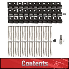 Start Clips, Hidden Deck Starter Clips for Composite Decking, Hidden Fastener…