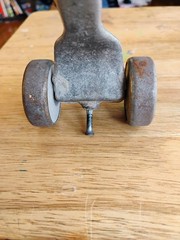Vintage Goldblatt Masonry Bricklayer Skate Wheel Joint Raker Tool Aluminum