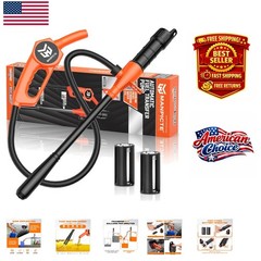 Efficient 3.0 GPM Siphon Pump for Gasoline, Diesel & Water with Ergonomic Nozzle