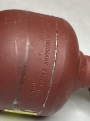 Hydac 00379200/112/ Diaphragm Accumulator MAWP 3600psi 5 Cu.In. Germany (OC72)
