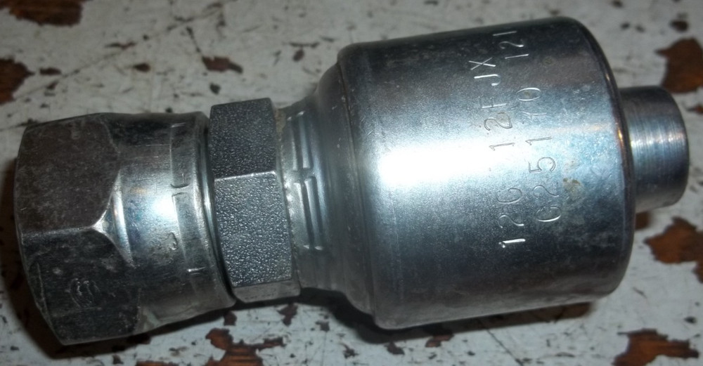 GATES 12G-12FJX HYDRAULIC HOSE CRIMP FITTING G25170-1212 (326)