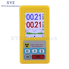 BR-6 Geiger Counter Nuclear Radiation Detector X-ray Beta Gamma Detector Tester