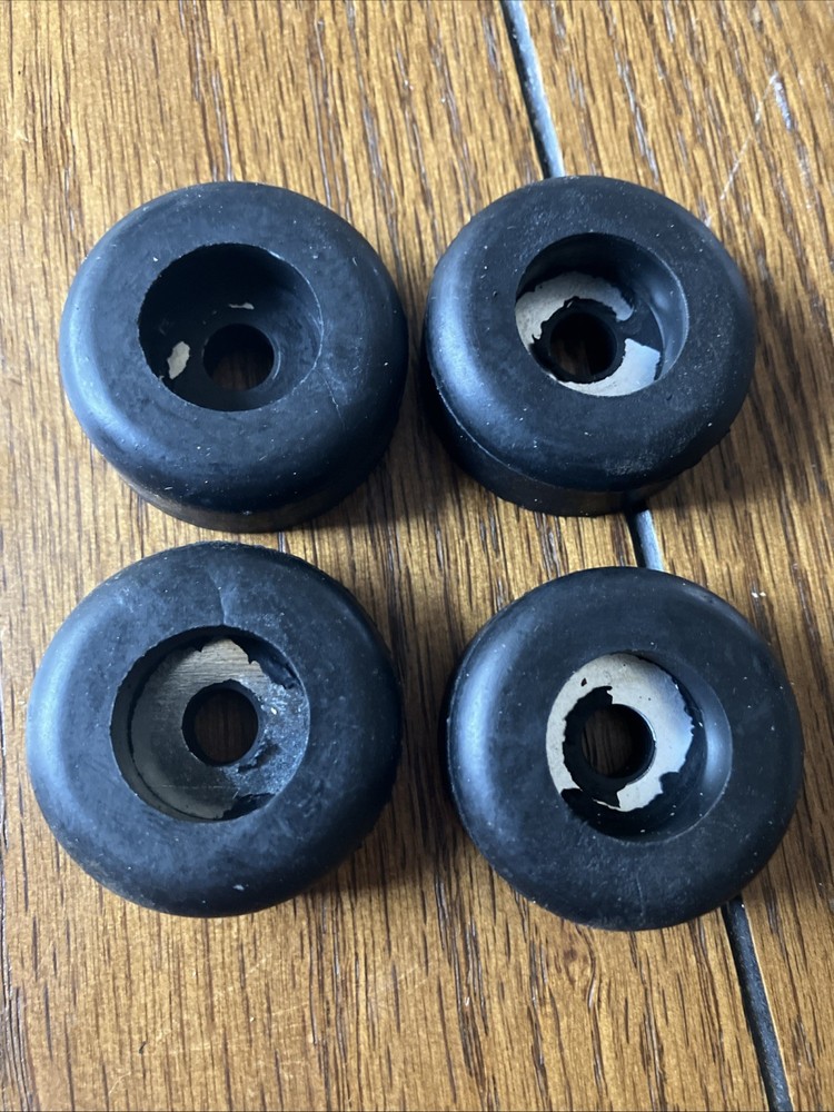 Bumper Rubber Black 5/8″H x 1-1/2″W Pack Of 4