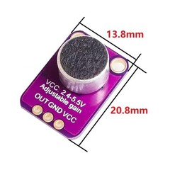 WWZMDiB MAX4466 Electret Microphone Sensor Compatible with for Arduino Raspbe…