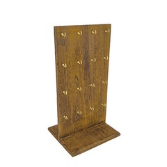 Earring Braclet Display Wooden Rotating 2-Sided Jewelry Display Stand Organizer