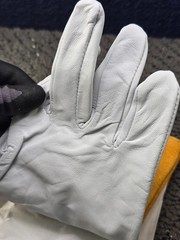 (6 Pairs) Ironcat 6141/L Leather Kidskin TIG Welding Gloves Gauntlet Cuff Large